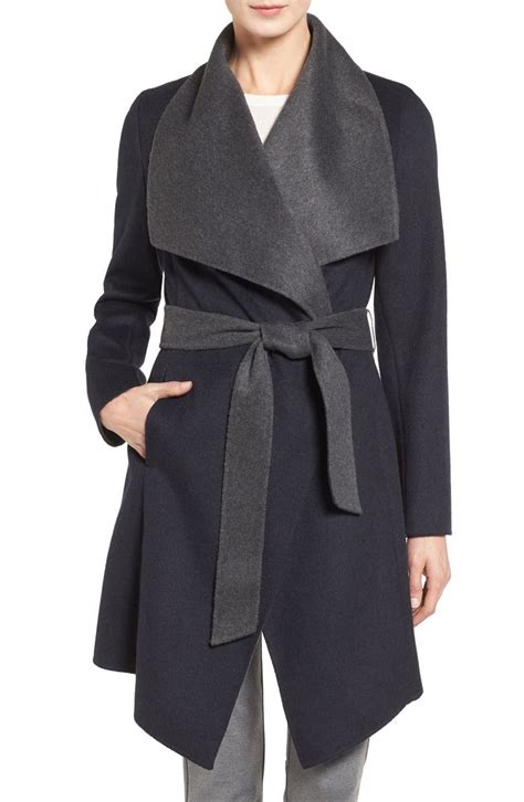 michael kors wool shawl collar double face wrap|MICHAEL Michael Kors Women's Wool Shawl Collar Double .